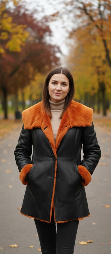 kurtka modelleri instagram: Кожаная куртка на натуральном меху.Состояние отличное.Очень эффектно — 1