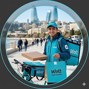 Moto-kuryer tələb olunur, Gündəlik ödəniş, Təcrübəsiz