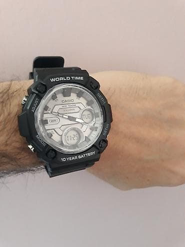 m4 saat: Yeni, Qol saatı, Casio, rəng - Gümüşü — 5