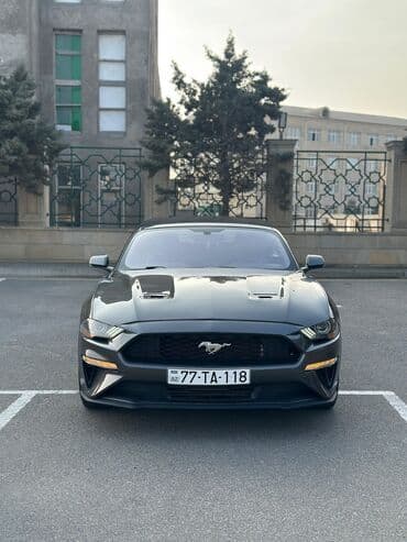 inci aku: Ford Mustang kabriolet- 2017– geniş salonlu, 4 yerlik açıq tavanlı — 8