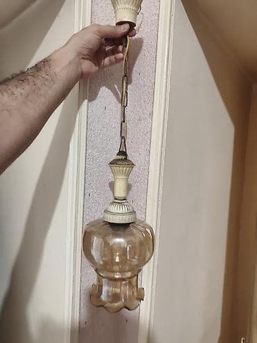 lusturlar: Çılçıraq, 1 lampa, Şüşə — 5