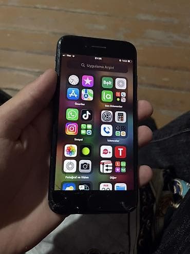 Мобильные телефоны и аксессуары: IPhone 7, 32 ГБ, Черный, Битый — 1