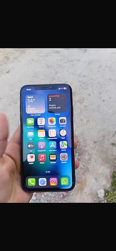 iphone xs max qiymeti islenmis: IPhone Xs Max, 256 GB, Qara, Face ID — 2