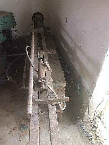 Tikinti daşları: Ağac torna dəzgahı 3fazali - Elektrik mühərriki ilə kəmər ötürücülü — 5