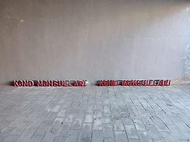 Reklam lövhələri: Mətnli işıqlandırılan vitrin/hissə üçün hərflər dəsti - Yazılar — 1