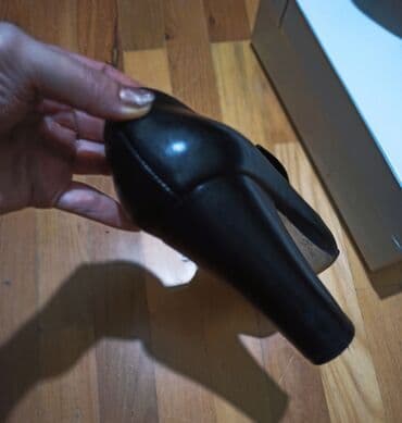 женские бордовые туфли: Туфли, Размер: 38.5, цвет - Черный, Новый — 4