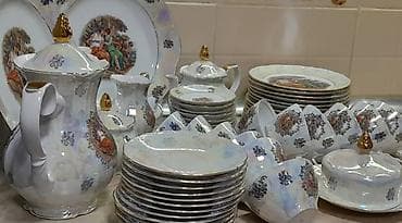 serv agaci: Çay dəsti, Farfor, 12 nəfərlik, Almaniya — 3