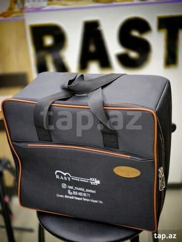 qarmon qabı: Qarmon cantasi, qalın material sifarişlə tikilmiş qalın cibli qarmon — 1