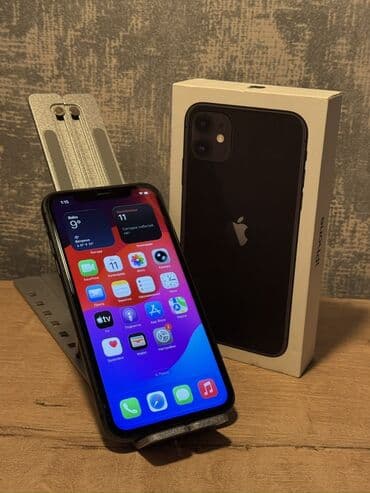 IPhone 11, 64 GB, Qara, Face ID