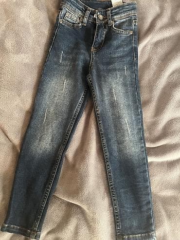 ana bala geyimi: Uşaq cins şalvarı – STAR BROWN Jeans Wear - Ölçü: 3-4 yaş - Material — 3