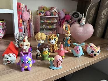 Uşaq geyimi və ayaqqabıları: Uşaq fiqurları və kiçik oyuncaqlar dəsti - Müxtəlif cizgi — 1