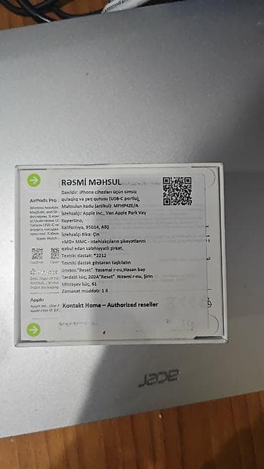 Yeni Simsiz (Bluetooth) Qulaqcıqlar, Apple, rəng - Ağ — 5
