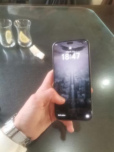 iphone 13 pro max 1 tb ikinci el: Honor 400 Lite, 256 GB, rəng - Qara, Barmaq izi, İki sim kartlı, Face ID — 2