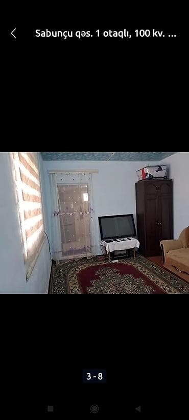 evleri: 1 otaqlı, 200 kv. m, Kredit yoxdur, Orta təmir — 8