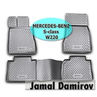 rezin botinkalar: Novline mercedes-benz s-class w220 ucun poliuretan ayaqaltilar — 1