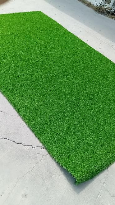 suni ot ortukləri: Süni ot örtüyü (rulon xalça) - Rəng: parlaq, təbii yaşıl - Material — 2