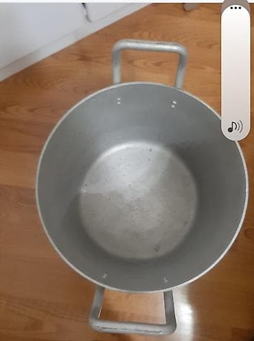 pmt qazan: İşlənmiş, Aş qazanı, rəng - Boz, Alüminium, 34 sm, Rusiya — 2