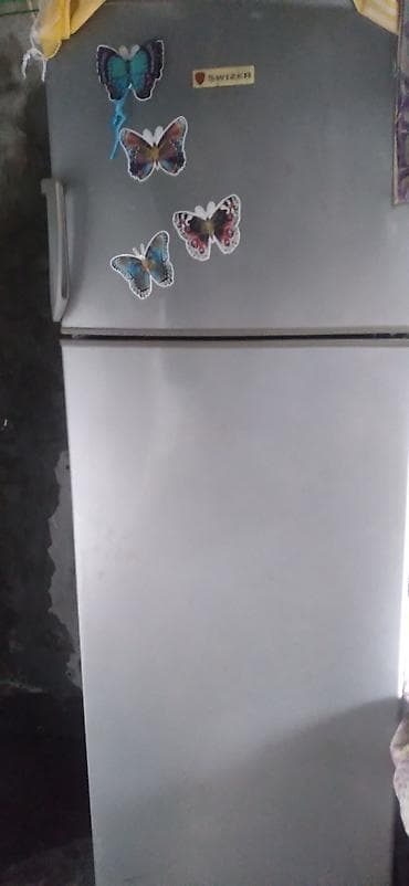 soyuducu şkaf: 2 qapılı Swizer Soyuducu Satılır, rəng - Boz — 2