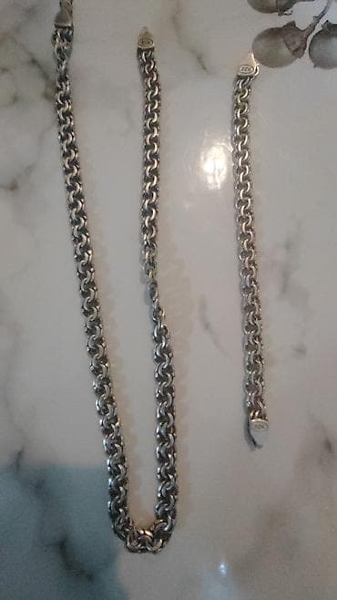 Qol saatları və aksesuarlar: Dəstə daxildir: Sep, Gümüş, 925 Əyar — 1