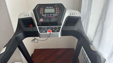 Turniklər və bruslar: VOLKSGYM qaçış trenajoru - Rəqəmsal LCD ekran: sürət, vaxt, məsafə — 2