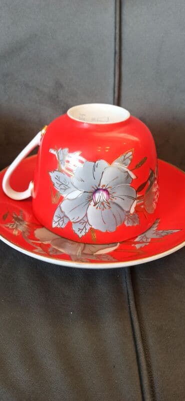 fiqurlu kurabiyeler: Məhsul: Dekorativ külqabı və boşqablar dəsti - 2 ədəd bürünc rəngli — 27