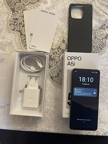 Oppo A5, 128 GB, rəng - Bənövşəyi, Barmaq izi, İki sim kartlı, Sənədlərlə