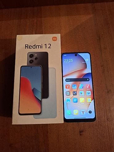 samsung. note 8: Redmi 12, 256 GB, rəng - Qızılı, Sensor, Barmaq izi, İki sim kartlı — 1