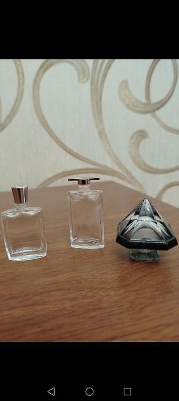 dsx forması: Mini ətir flakonları və dekorativ qapaq dəsti - 2 ədəd şüşə mini ətir — 1