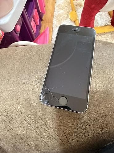 5 samsung olar: IPhone 5s, Space Gray, Qırıq — 2