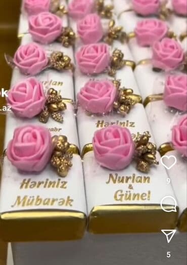 nişan xonçaları: Toy, nisan, ad gunleri ozel gunlerniz ucun sifaris ede bilersz — 5