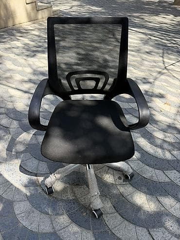 dolap ofis: Erqonomik ofis kreslosu – qara rəng Yenidir cox az isdenib. Matrial — 1