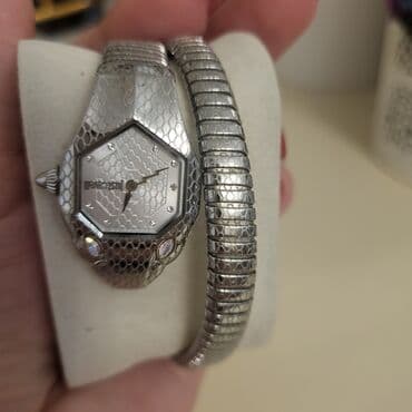 ucuz ağıllı saatlar: İşlənmiş, Klassik Saat dəsti, rəng - Gümüşü — 5