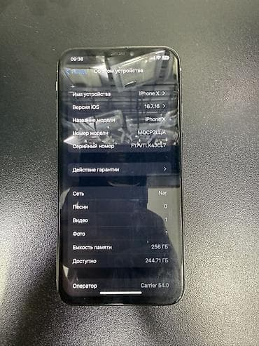 iphon 6 plus: IPhone X, 256 GB, Ağ, Face ID — 2