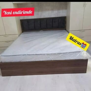 islenmis carpayilar: Yeni, İkinəfərlik çarpayı, Bazasız, Matras ilə, Siyirməsiz, Azərbaycan — 6