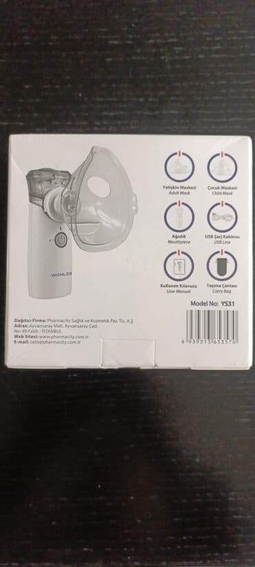 Tibbi avadanlıq: Wohler Mesh Nebulizator – portativ, səssiz və rahat istifadəli — 2