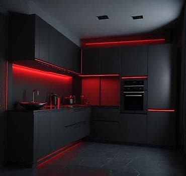 Sifarişlə mətbəx dəsti, Özü çəkən petlələr, MDF, Kredit var, Pulsuz çatdırılma