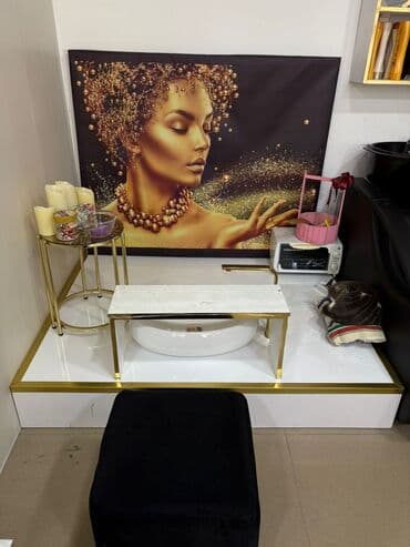 Оборудование для производства: Pedikür stansiyası – şık və funksional komplekt - Podiumlu baza: ağ — 3