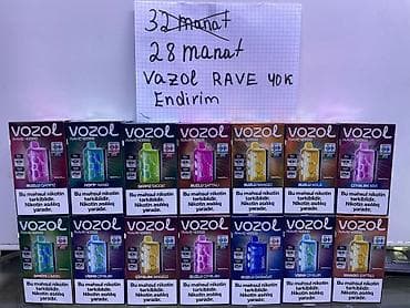 tutun qəlyan: Ünvan inşatçlar metrsun cıxışı VAZOL RAVE 40000 tüstü Buzlu qarpuz — 3