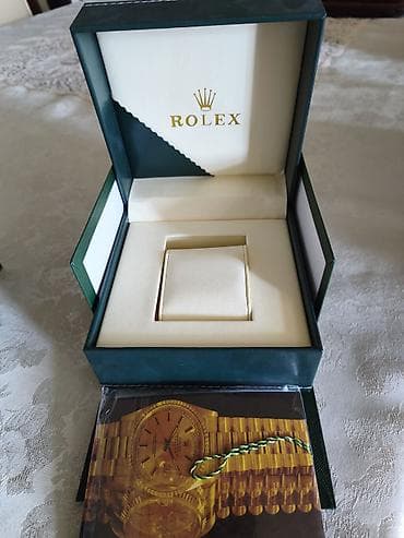 arient saatlar: Lüks saat qutuları və aksesuar dəsti Tərkib: - Rolex yaşıl rəngli — 6