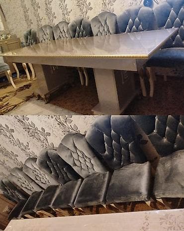 perla stullar: Masa desti satilir 300azn.8 oturacagi var. Unvan Qaracuxur Nigaz — 1