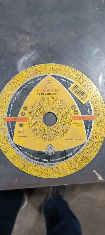 bağ alətləri: UniFlex və Klingspor kəsici diskleri – daş və metal üçün Məhsul — 6