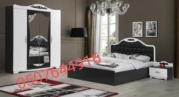 tek yatag: İkinəfərlik çarpayı, Dolab, Termo, 2 tumba, Azərbaycan, Yeni — 4