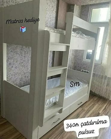 *İkimertebeli çarpayı* *Qiymət 340 azn* modellerimiz sifarişlə