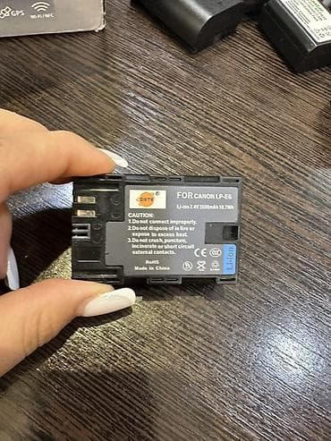 et ceken: COSTE marka Li-ion fotoaparat batareyası – Canon LP-E6 uyğunluğu - — 1