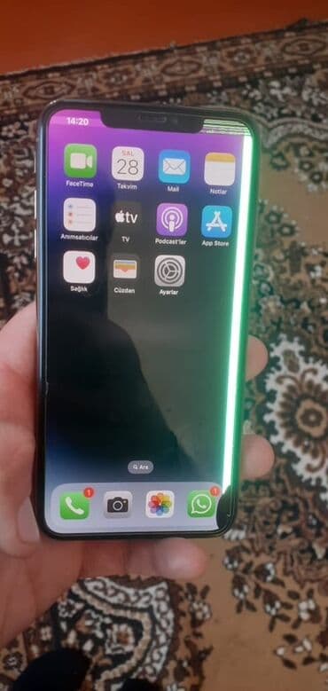 apple x ikinci el: IPhone Xs Max, 256 GB, Qızılı, Face ID — 1