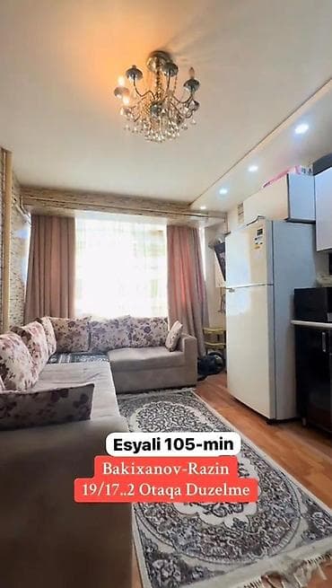 bakxanovda ev satiwi: Bakıxanov (Razin) ərazisində 2 otağa düzəlmə mənzil. Eşyalı. Plan və — 3