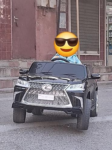 Uşaq üçün elektrikli miniatür SUV – Lexus üslubunda - Korpusu: parlaq — 2