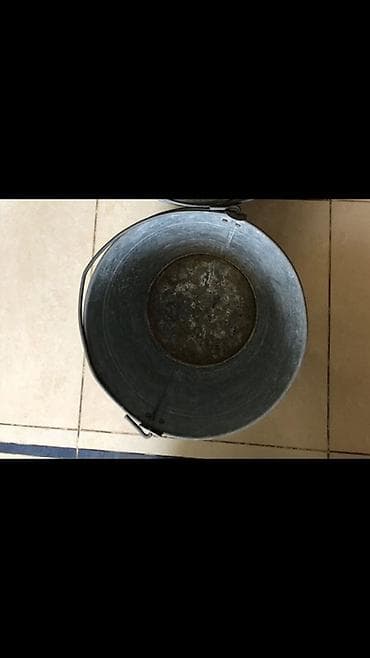 Bağ evi və bağ üçün hərşey: Sinklənmiş metal vedrə - Material: qalvanizə edilmiş (sinklənmiş) — 4
