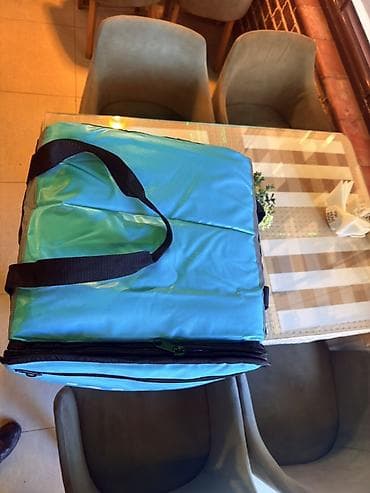 Сумки для курьеров: Wolt çatdırılma çantası – izotermal, böyük tutumlu - Rəng: mavi — 6