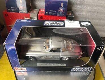 metbex tavan modelleri: Коллекционная модель Mercedes-Benz 300SL Coupe W198 Silver 1954 — 2